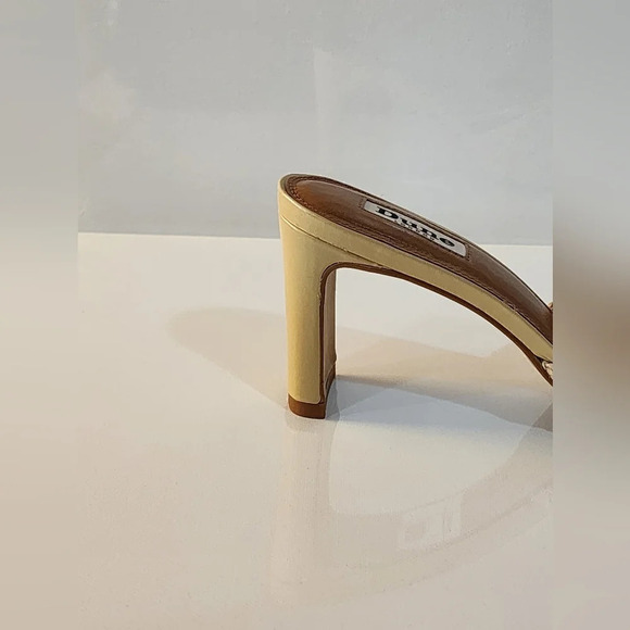 Dune London March Stylish Tan Mules Size 7 - Picture 5 of 13